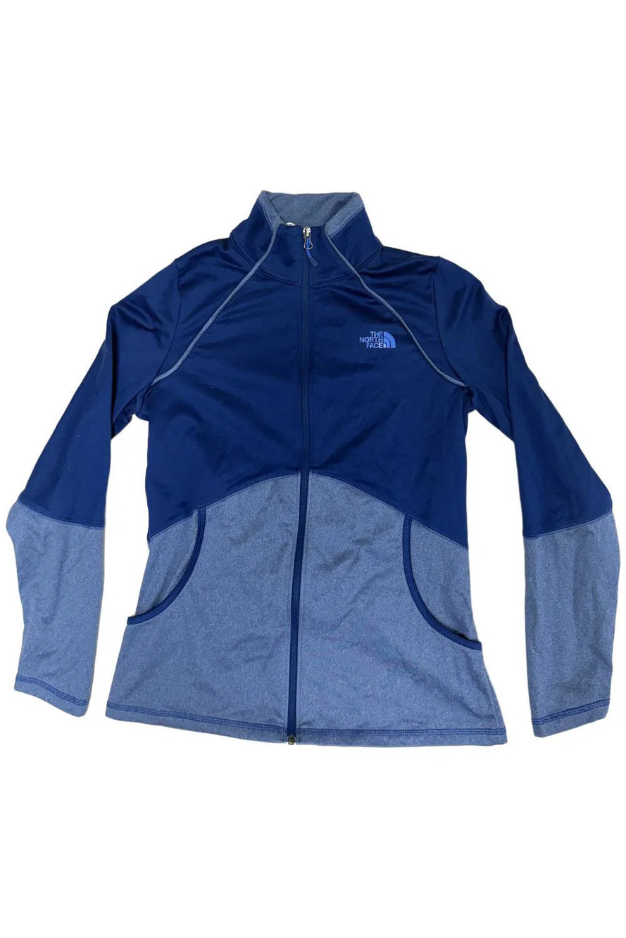 The North Face Women's 100wt Cinder Full Zip Sweater Water Blue - Regular